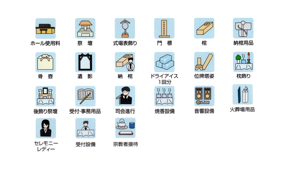 プランに含まれるもの